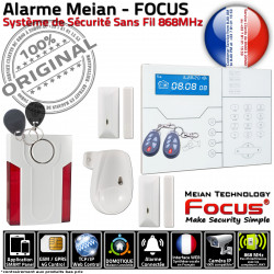 Meian Alarme Protection Focus F1 ST-VGT ORIGINAL Système Capteur Maison Porte 868MHz Appartement Sécurité Télécommande