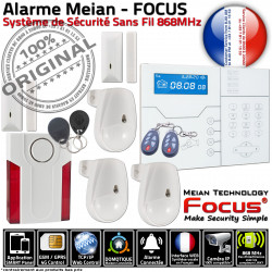 Maison Meian Porte ORIGINAL ST-VGT Télécommande Focus Protection 3 Infrarouge Sécurité Système pièces Appartement 868MHz Capteur Alarme