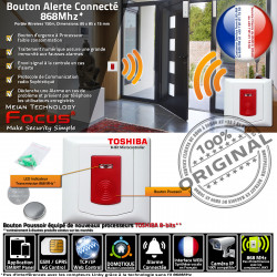 Connecté Ethernet Chambres Salon GSM Alarme Bouton SmartPhone Avertisseur Agression PB-200R Détecteur Connectée Centrale Puissante Alerte
