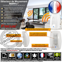 Mouvement Animaux FOCUS Connectée Détection 868MHz Détecteur Appartement DM-448R Immunité Radar Maison Alarme Meian DMT Volumétrique Centrale