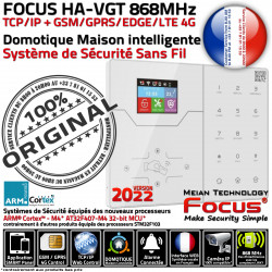 4G SmartPhone FOCUS SIM 3G/4G Focus Alarme Compatible Réseau Meian Atlantics Centrale Ethernet TCP-IP 868MHz Sans-Fil Connectée HA-VGT TCP/IP GSM
