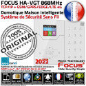 Focus HA-VGT TCP/IP GSM 2G/4G Ethernet Alarme ORIGINAL 4G 868MHz Système Application Meian TCP-IP FOCUS Connectée Centrale WEB Sécurité SmartPhone