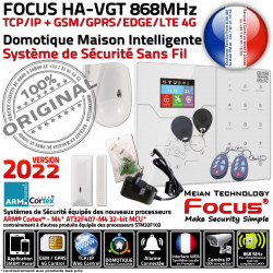 GSM Détecteur Focus Logement HA-VGT Surveillance Bureaux Cabinet Magnétique Alarme Garage Capteur Mouvement Ouverture PACK Sirène Connecté