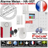 F1 PACK FOCUS HA-VGT 2G abonnement sans TCP-IP Connectée GSM Appartement 868MHz Ethernet Sans-Fil Alarme Centrale SmartPhone Réseau