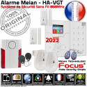 Maison 2 pièces Centrale Alarme Connectée Meian FOCUS HA-VGT Ethernet TCP-IP 868MHz Sans-Fil Réseau SmartPhone GSM Professionnel