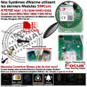 F3 PACK FOCUS HA-VGT 4G TCP-IP ST-V Ethernet Appartement Centrale IP sans Connectée 868MHz Réseau Alarme abonnement SIM GSM SmartPhone