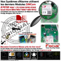 Maison Télécommande Alarme FOCUS Sans-Fil Sécurité Sans PACK Système Abonnement HA-VGT Ethernet HA-V 433MHz Connecté GSM Compatible Atlantics TCP-IP