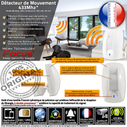 FOCUS Animaux Dépôt Capteur Ethernet Centrale Mouvements Alarme Infrarouge Immunité MHz DMT 448R DM Connectée IP Direction Réseau GSM Mouvement 433