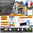 Avertisseur Sirène Extérieure Bureaux Surveillance Garage 433 MHz Meian MD-326R Fil Photovoltaïque Cabinets Sans Détecteur Réseau FOCUS