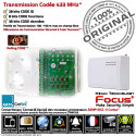 Convertisseur FC-008R 433MHz filaires analogique-numérique Centrale 433 MHz Meian Transformateur Système pour Alarme capteurs signaux Sécurité et