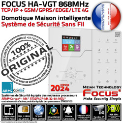 Meian 2G/4G Alarme Sans-fil Focus TCP-IP Sécurité ORIGINAL TCP/IP 3G Connecté Système Application Ethernet SmartPhone ST-VGT WEB GSM FOCUS 868MHz