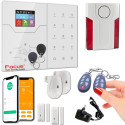 F2 PACK HA-VGT Local Connectée GSM Réseau Centrale SmartPhone SIM Alarme Appartement TCP-IP Professionnel Meian Ethernet 868MHz FOCUS