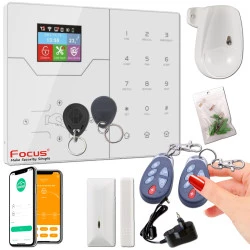 Système FOCUS Sécurité GSM PACK SmartPhone TCP-IP Ethernet Professionnels MHz Surveillance Protection 433 Sans-Fil Alarme Connecté Meian HA-VGT