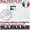 Focus ST-VGT GSM TCP/IP 4G Meian Ethernet IP TCP-IP 868MHz Système ST-V FOCUS Sécurité abonnement Sans-Fil sans Surveillance Connecté Alarme