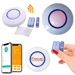 Capteur FOCUS Sécurité Passif Appartement Meian GSM Plafond Passage Système ORIGINAL 433MHz Animaux PIR Présence Immunité Radar Protection 360° Maison