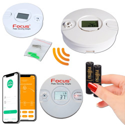 Avertisseur Alarme Entreprise Réseau Sans MD-240R Fil Boutique Ethernet Détecteur Centrale GSM Incendie 868MHz Feu Connectée 240R Entrepôt MD