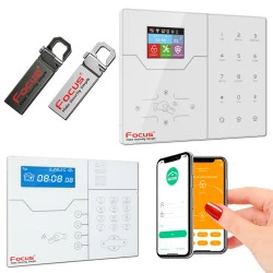 à Réseau Chambres Ethernet Centrale Salons Microcode ST-VGT Pièces IP Jour Embarqué Cle Mise SmartPhone USB Logiciel Connectée 8Gb Firmware Alarme 868MHz