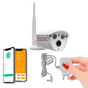 Caméra Réseau HA-8403 Maison Sécurité Ethernet Protection Système IP Extérieure Surveillance Enregistrement de Wi-Fi Nuit Vision Alarme